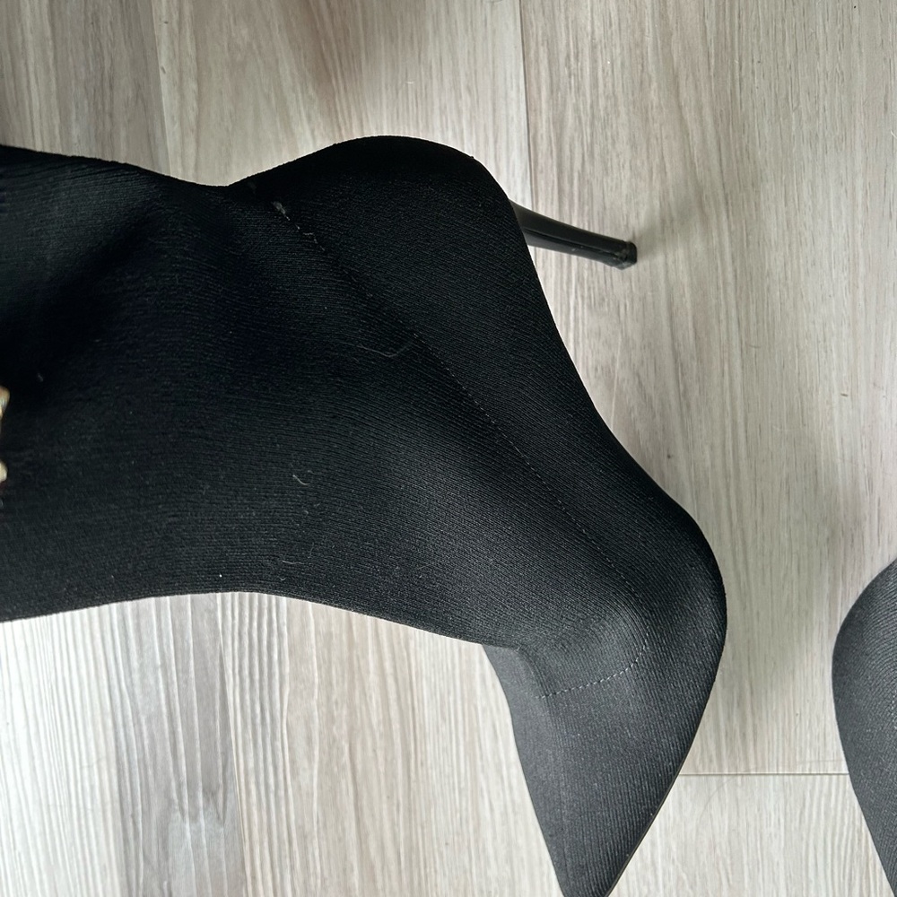 Black Sock Boot By Steve Madden Size 11 - image 5